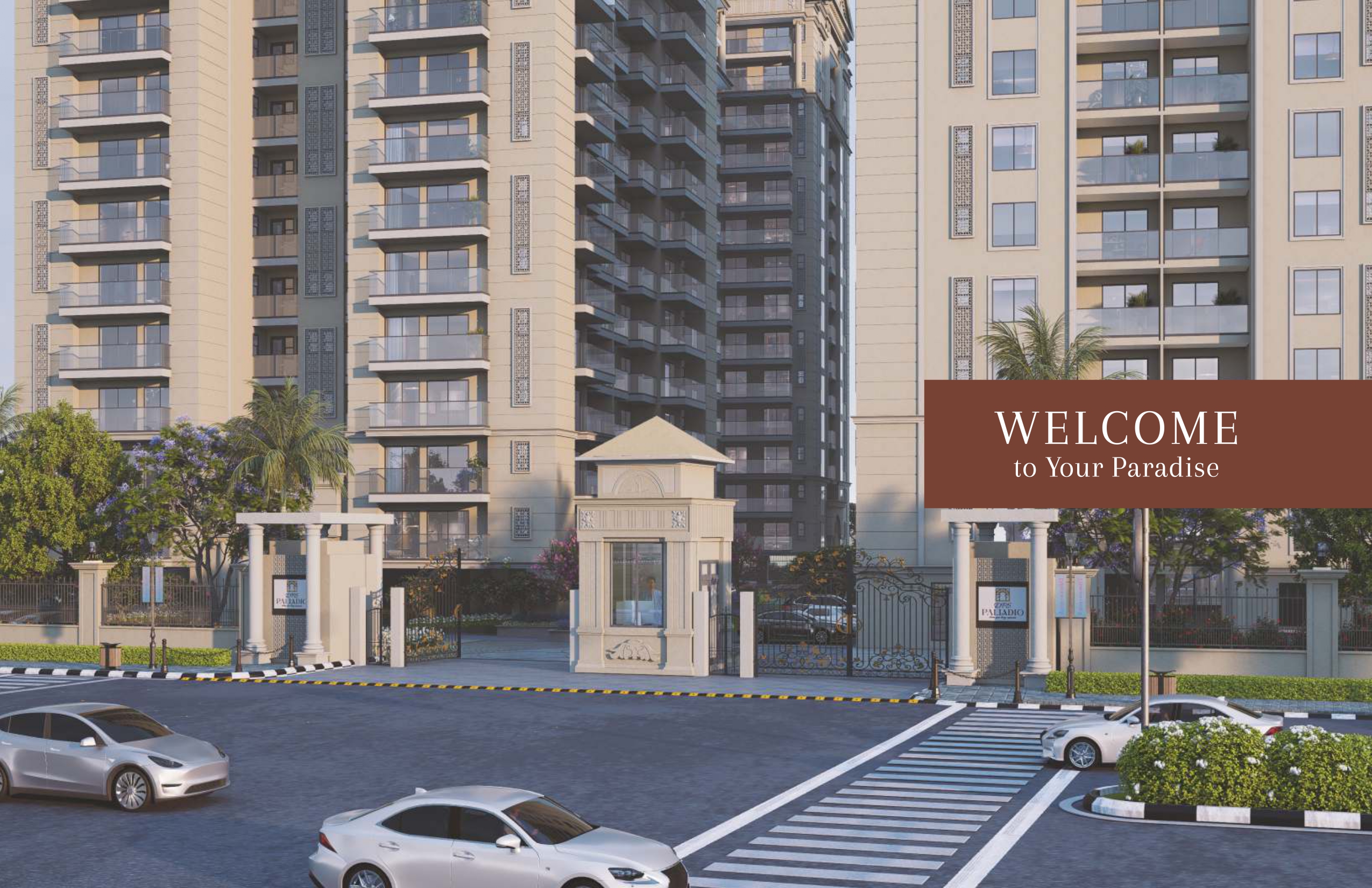 DPS Palladio Exterior View - Luxury Apartments Lucknow